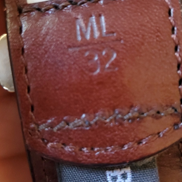 Brighton braided belt size 32 Large brown leather - Picture 5 of 6